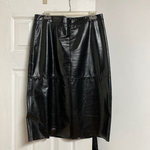 Vintage leather skirt